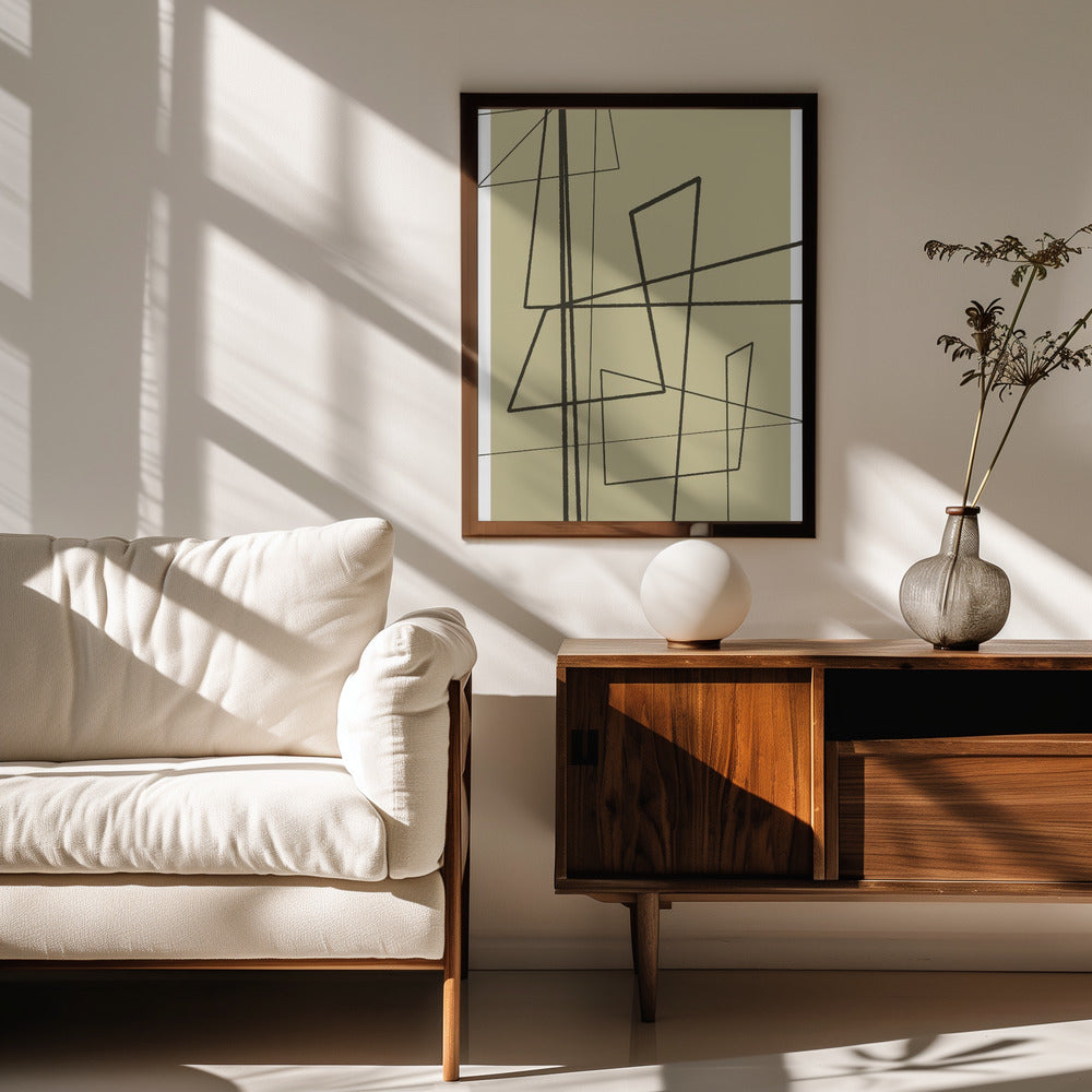 Angular Lines no 8 Poster